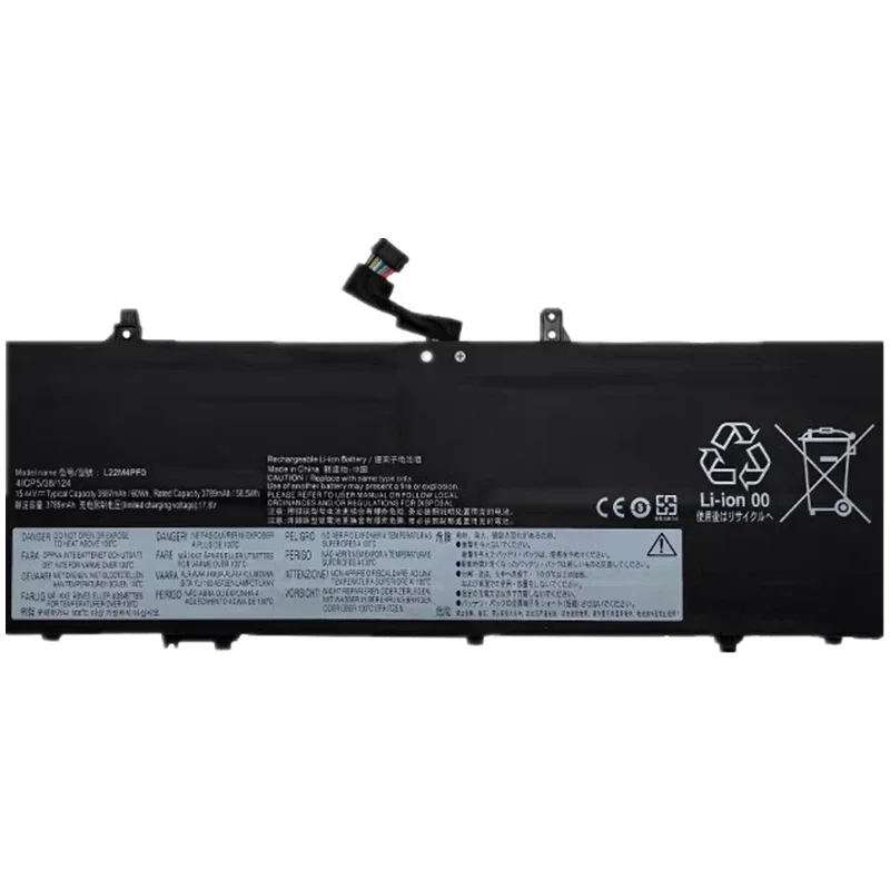 L22C4PF1 L22D4PF1 L22M4PF0 Laptop Battery For Lenovo Yoga Slim 6-14IAP8 14IRP8 14APU8 14IRH8,7-14IMH9 L22L4PF1 L22M4PF1 L22C4PF0
