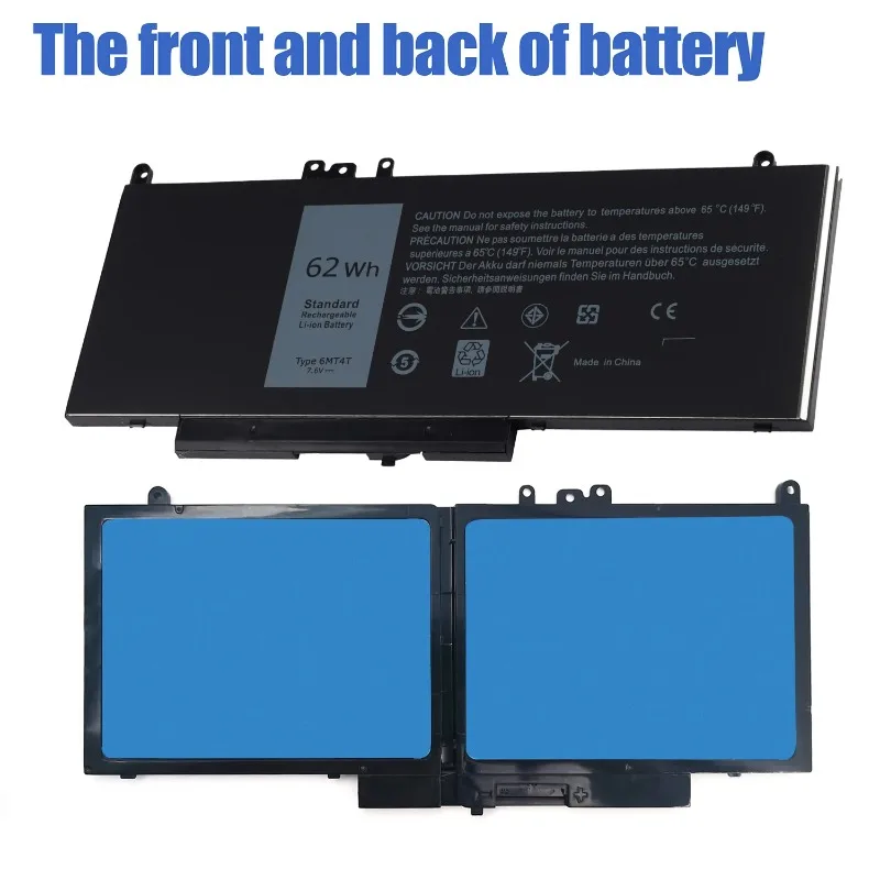 8000MAh/62Wh 6MT4T OEM for Dell Battery 62Wh Battery for Dell Latitude E5470 E5570 Precision 3510 0HK6DV 079VRK TXF9M 0TXF9M