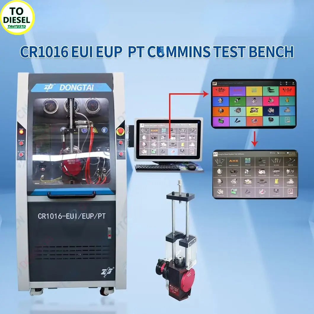 AM-CR1016 EUI EUP PT Diesel Test Bench for Cummins Bosch CAT DELPHI