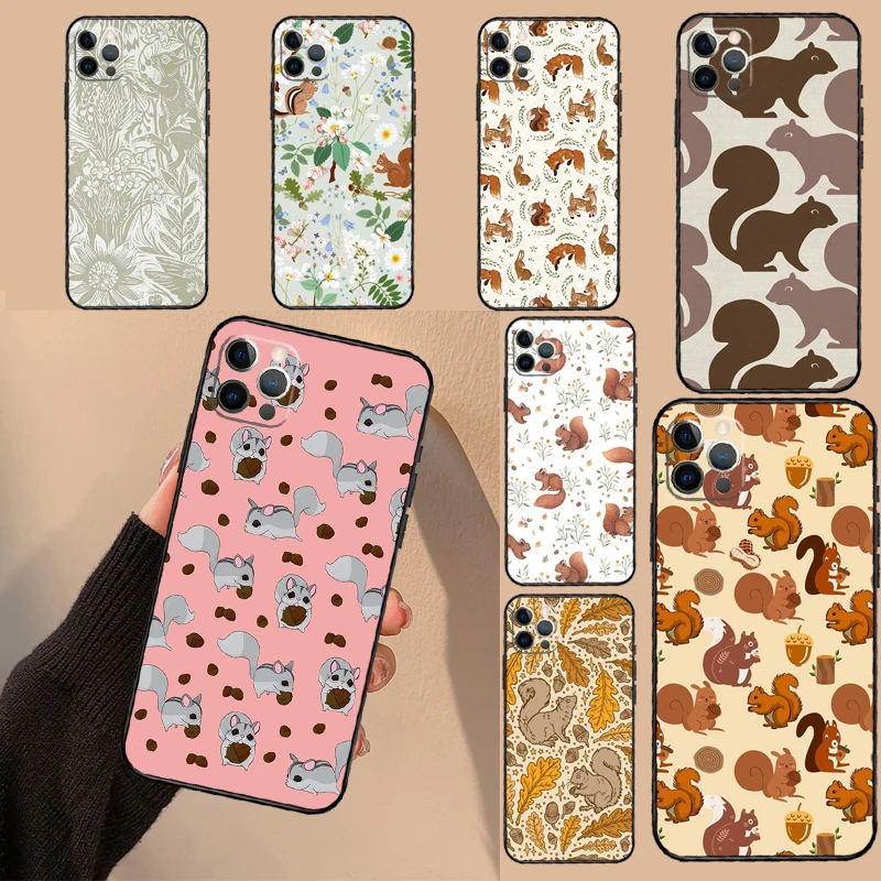 Squirrel Pattern Case For Samsung Galaxy M14 M54 M34 M13 M15 M36 M55 M35 M56 M16 M31 M11 M53 M12 M32 M52 M06