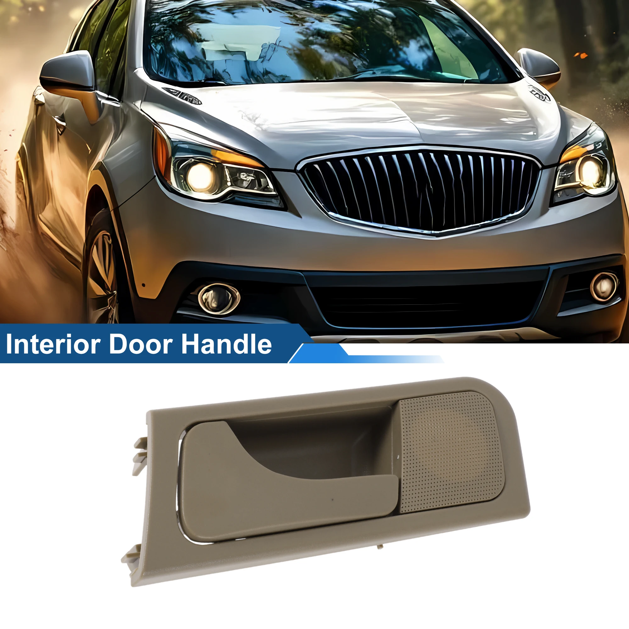 

UXCELL Передняя внутренняя дверная ручка со стороны водителя для Buick Excelle 2003-2008 Бежевая