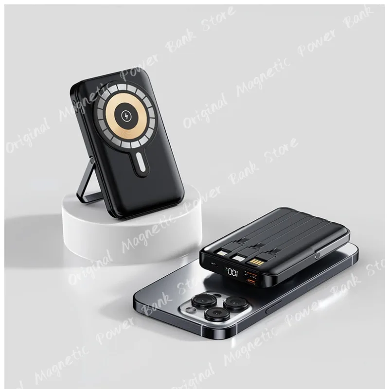 Xiaomi 30000mah رقيقة جدا قوة البنك شاحن محمول آيفون 17 سامسونج بطارية خارجية بنك الطاقة اللاسلكي ل Magsafe #6