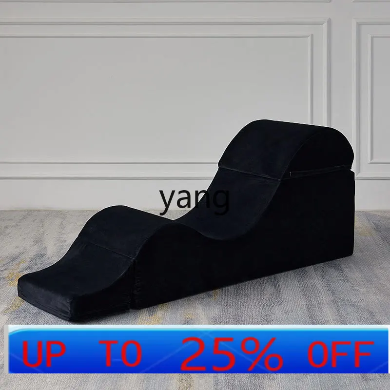 LMM multifunctional couple seat yoga chair wave sofa S-type hotel chaise longue