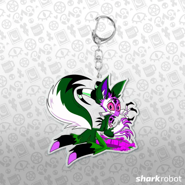Ji E Lao Da KeyChain Men Anime Key Chain Women Acrylic Car Cosplay Japan Key Ring Pendant Party Phone Charm Kids Friends Gift