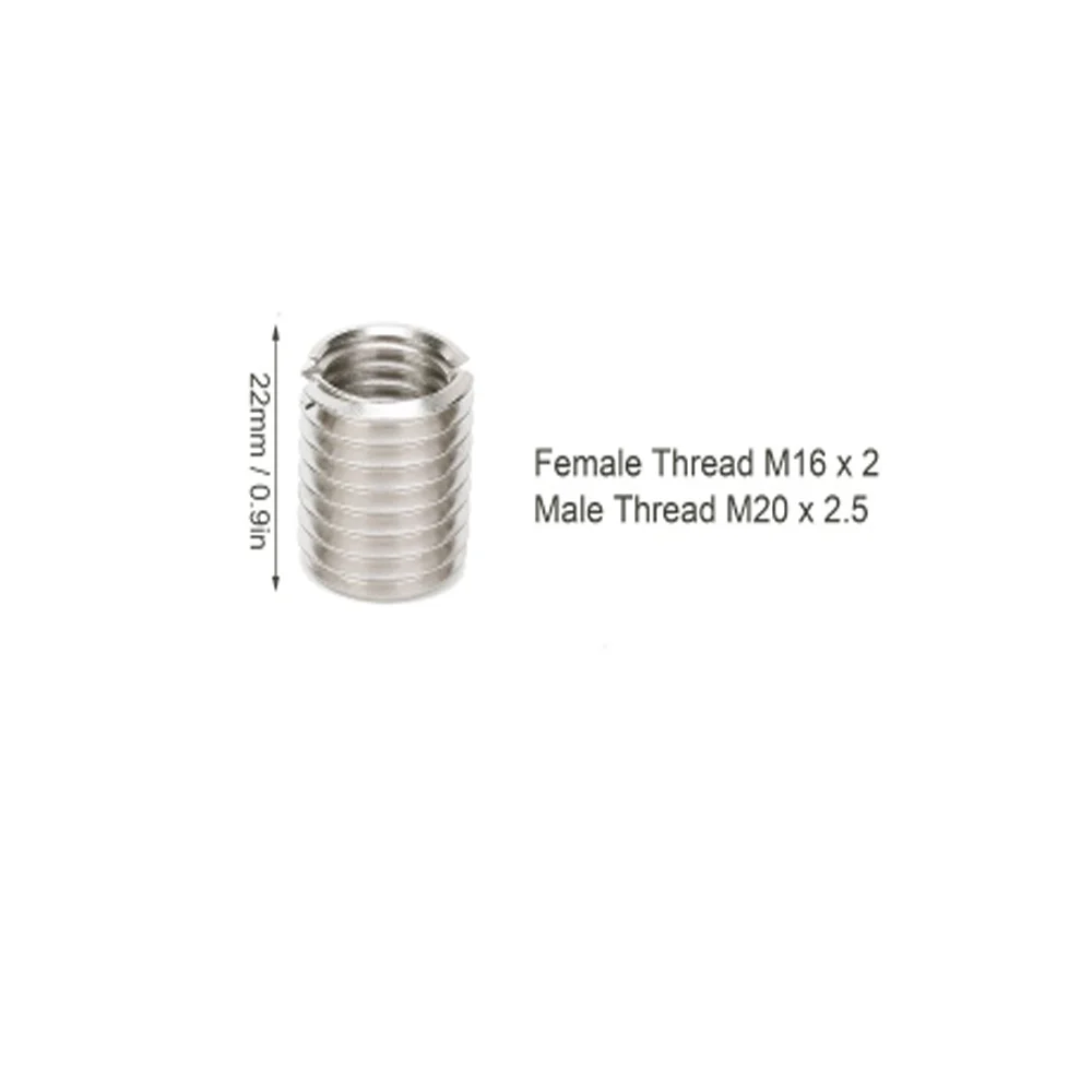 2pcs Versatile Durable Thread Adapters Sleeve Sturdy Practical Reducing Nut Insert Repair Insert Nut For Plywood