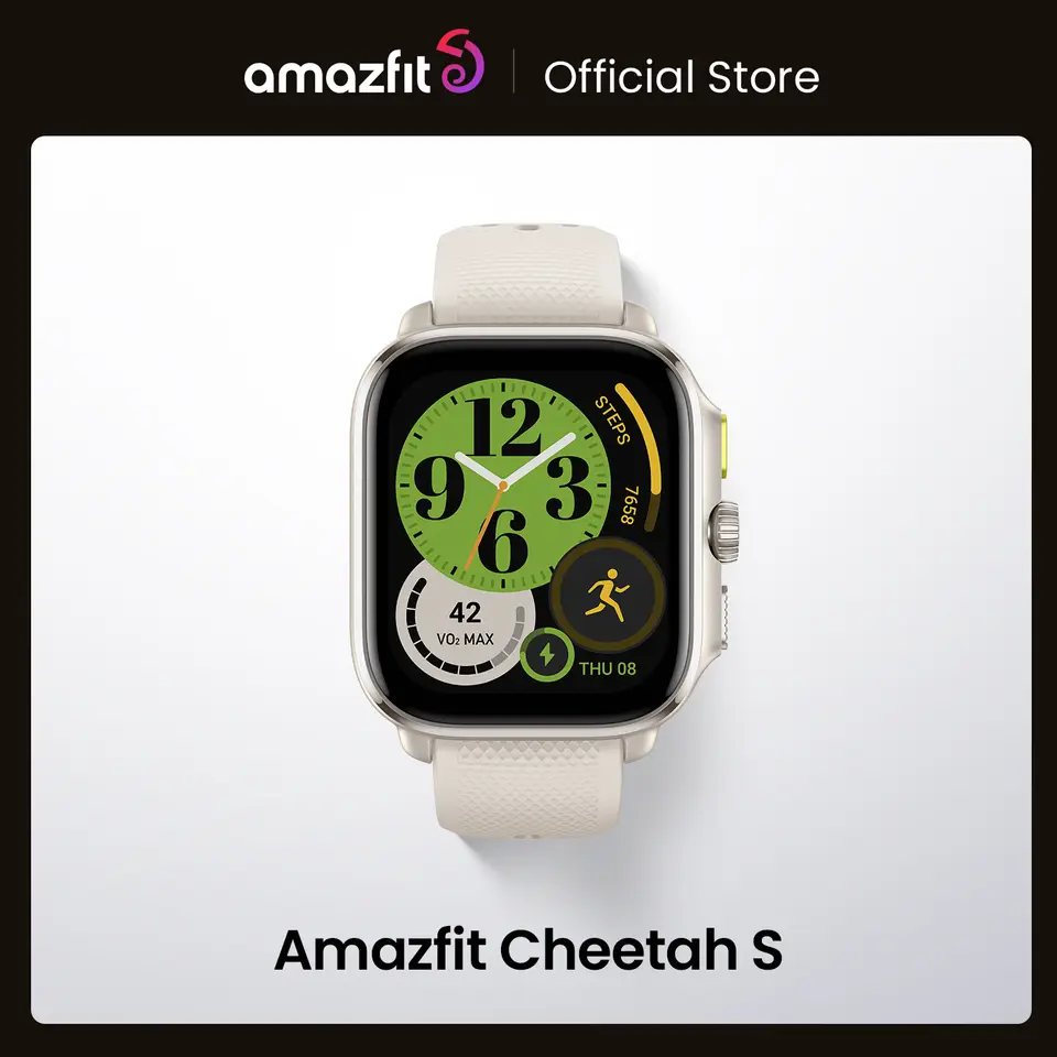 ساعة ذكية جديدة Amazfit Cheetah Square 44mm مع GPS مزدوج النطاق وأكثر من 150 وضع رياضي لمراقبة معدل ضربات القلب