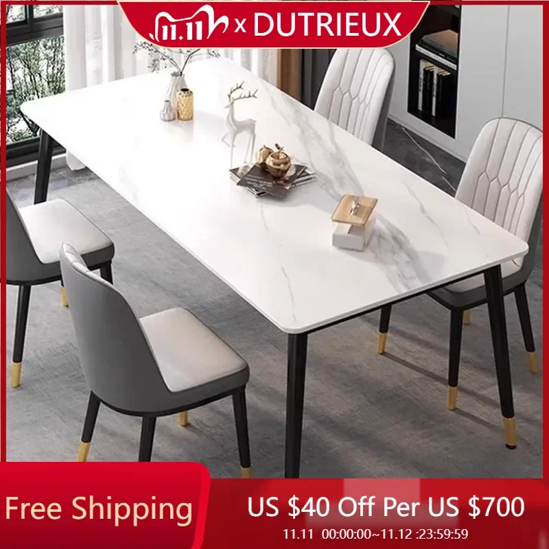 

Lounge Computer Dining Table Gaming Luxury Writing Office Corner Designer Dining Table Modern Muebles Commercial Furniture