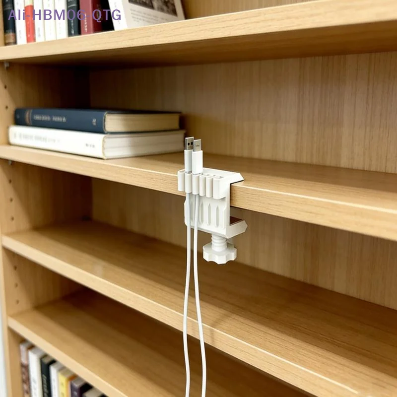 Hot 3D Printed Pla Eco-Friendly Material Desktop Data Cable Clip, Desktop Traceless Cable Management And Organization Tool