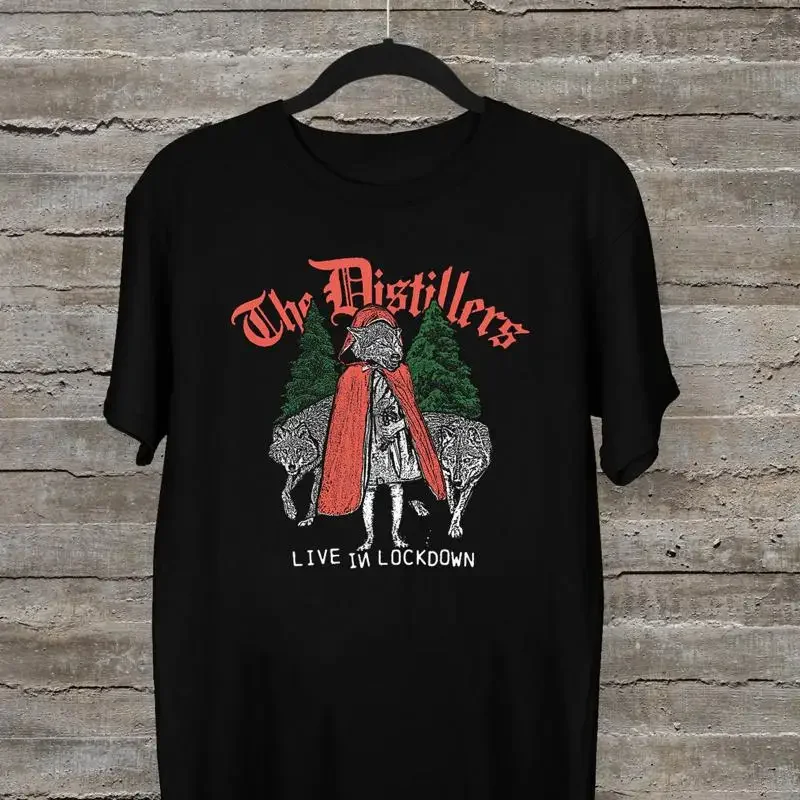 The Distillers Band Cotton For Fan Black S 2345XL T shirt GC1870