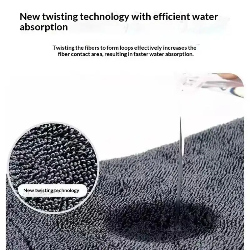 High Performance Drying Towel for Car Motorcycle Cleaning Superior Absorbency and Shine