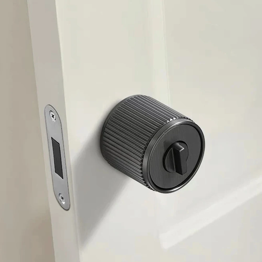 Concealed Handle Round Magnetic Door Lock Perfectly Suited for Indoor Environments Offering Security and Style