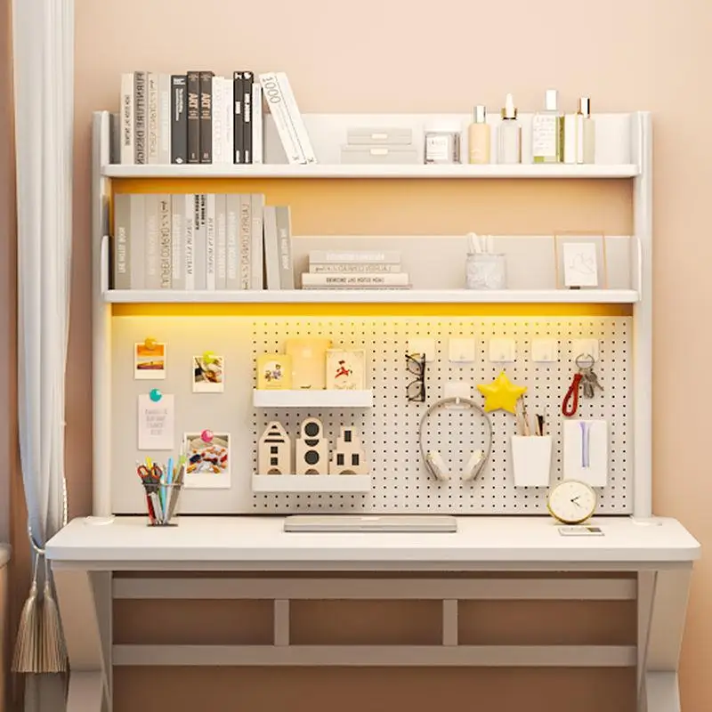 desktop-organizer-rack-office-computer-desk-multi-layer-tabletop-storage-shelf-student-hole-hole-desk-accessory-rack