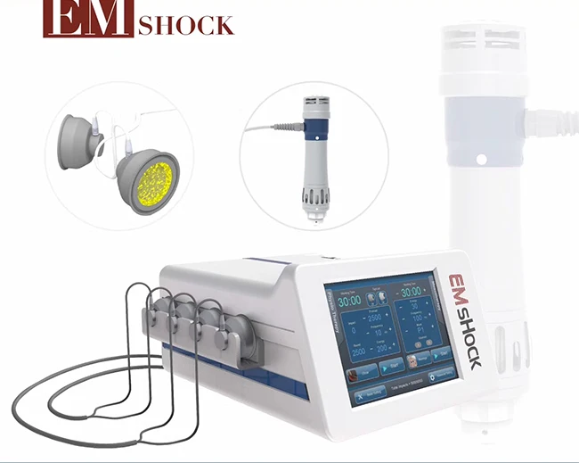 2 in 1 Shockwave and EMS Electronic Muscle Stimulator physical therapy machine / shock wave therapy equipment for ed