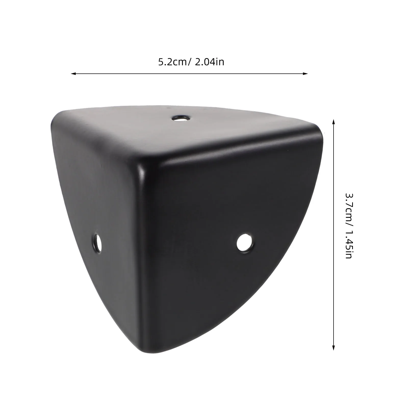 16Pcs Black Metal Corner Protectors Hardware Accessories Kit for Toolboxes Cabinet Edge Corner Guard Furniture