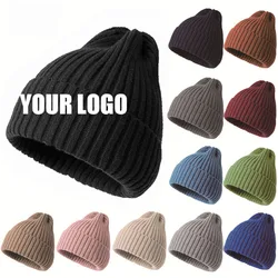 Nice Men Women Knitted Hat Beanie Skullcap Sailor Cap Cuff Brimless Retro Soft Unisex HipHop Elastic Warm Winter Ski Beanie Hats