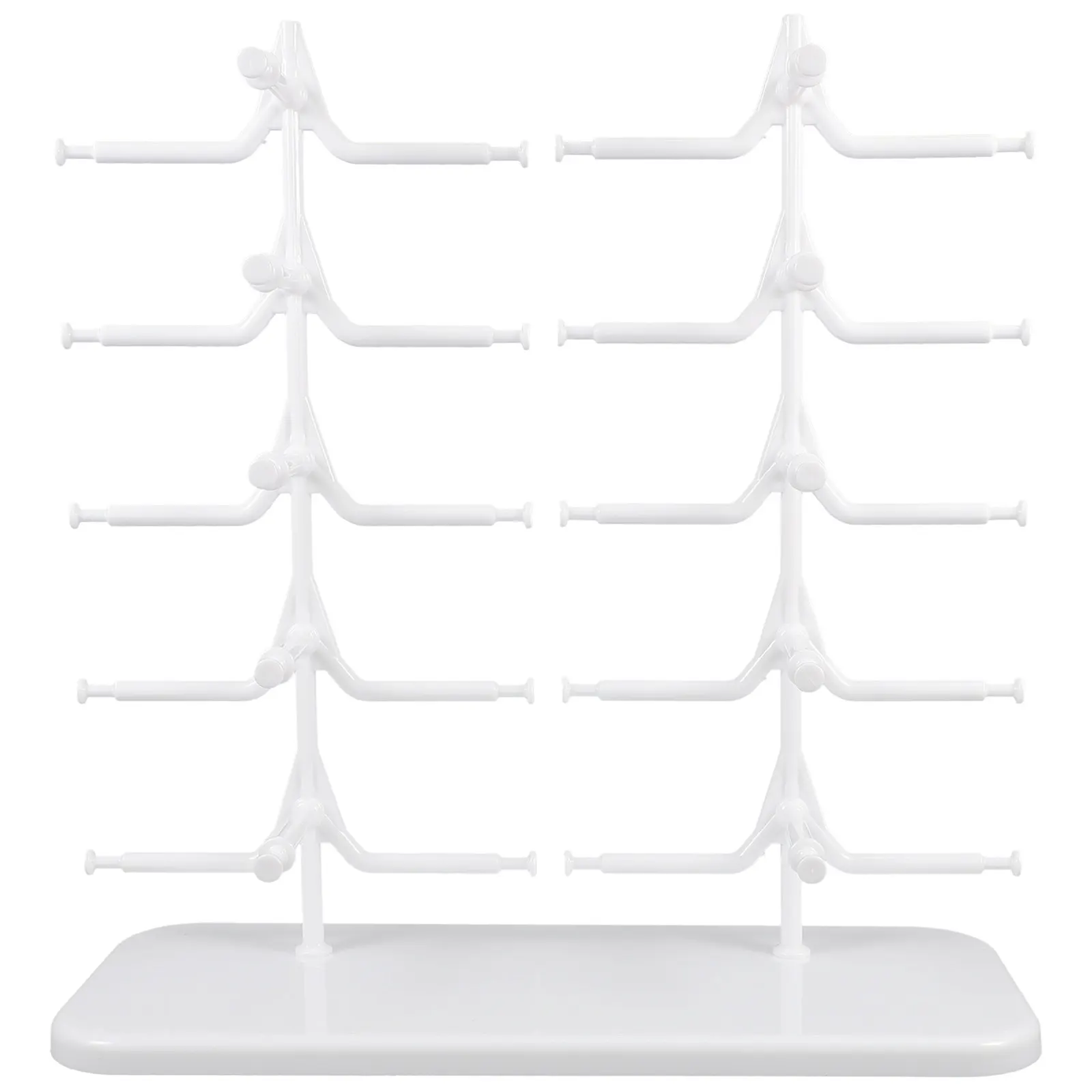 Sunglasses Display Rack Glasses Storage Stand for Eyeglasses Sunglasses Organizer Transparent ABS Friendly Compact