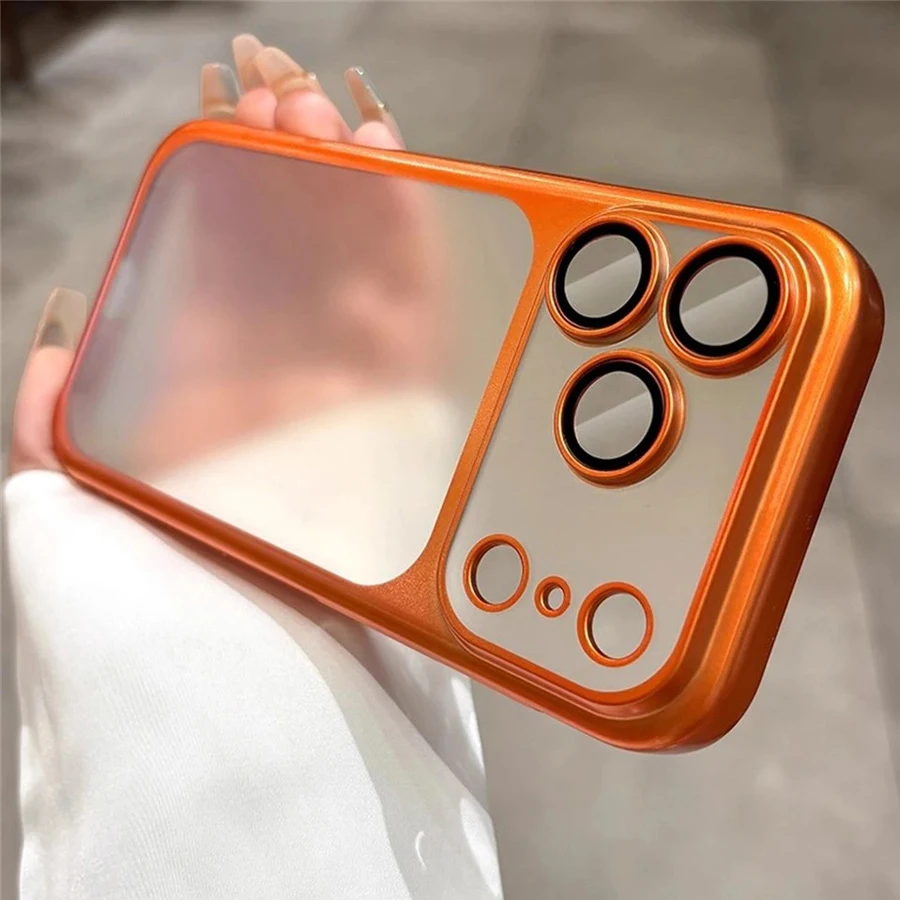 Luxuriöse Matte Ultra Slim Soft Handyhülle für iPhone 17 16 15 14 13 12 Pro Max mit Kamera-Schutz und Stoßfester Mattierung
