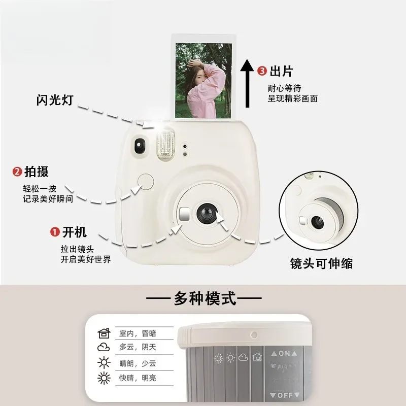 Camera one-shot imaging, photo paper, color camera, optical camera