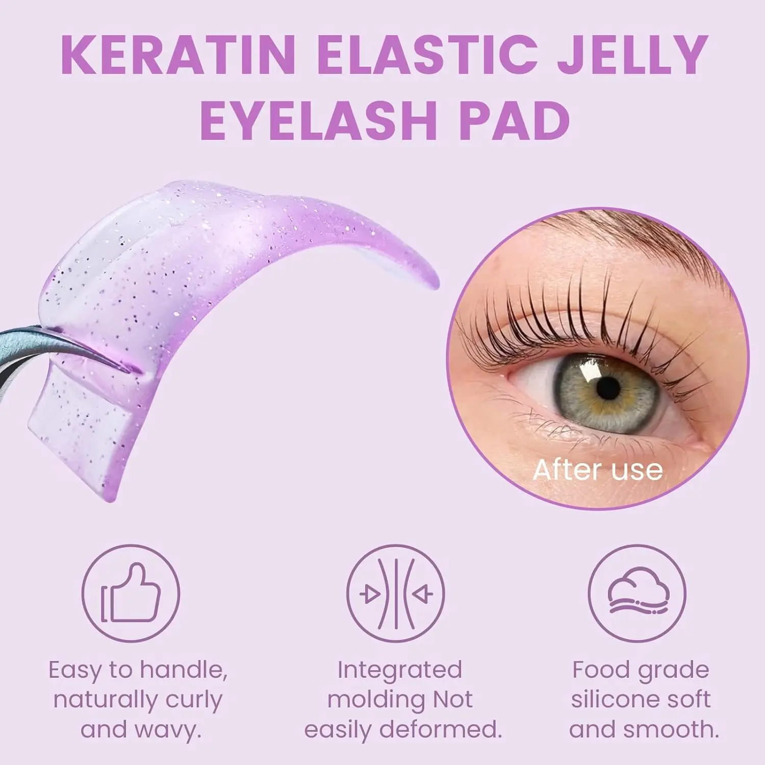 Libeauty 5 Pairs C Curl Silicone Perming Pad Lash Lift Pad Lifting 3D Eyelashes Eyelash Lift Extension Curler Applicator Tool view 4