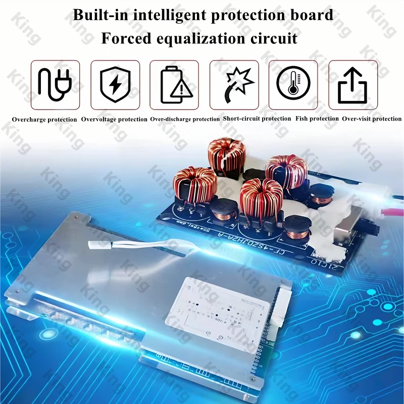 XH lithium 48v 100AH lifepo4 battery with BMS for tricycle golf cart inverter Solar energy storage s