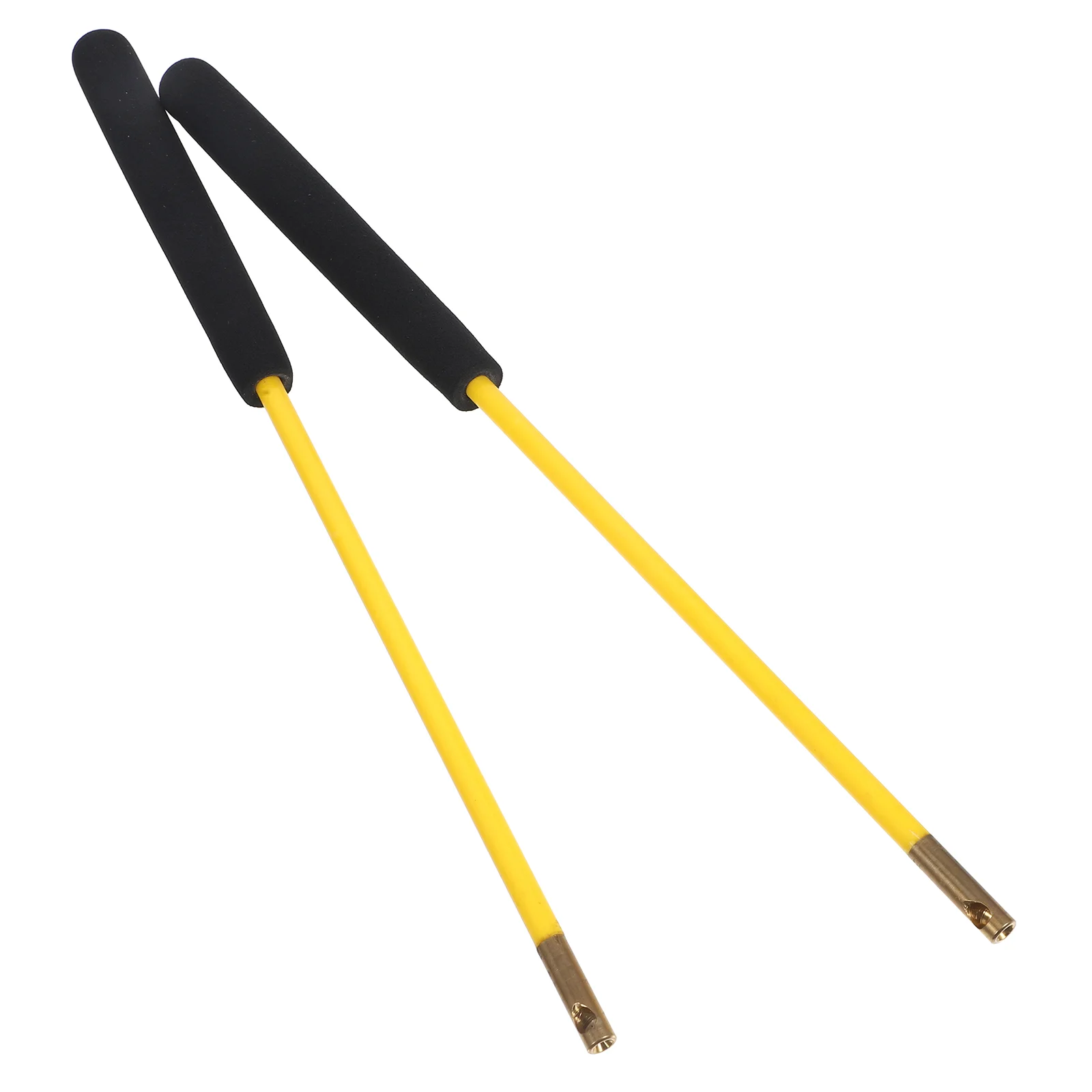 2 Pcs Diabolo Shaker Bearing Stick Chinese Sticks Classic Major Cane Professional Juggling Replacement Yellow Elderly