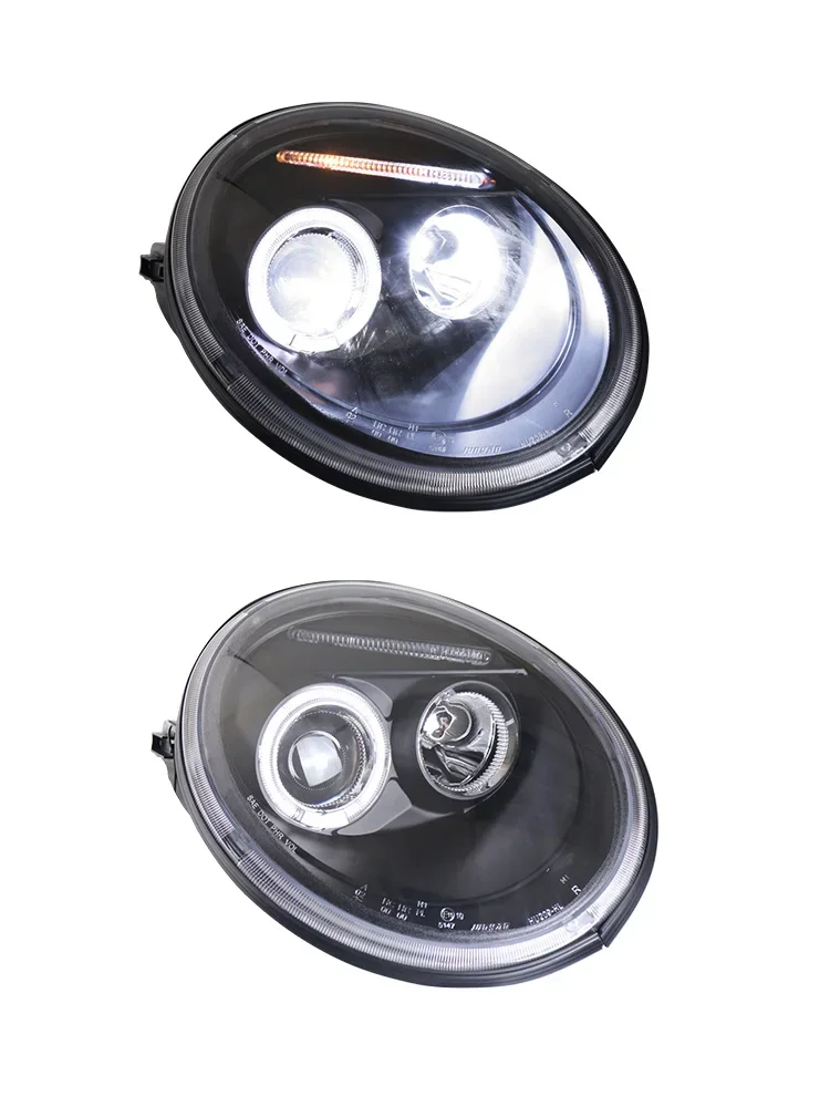 

2pc Car Styling For VW Beetle 1998-2005 LED Lamps Daytime Running Lights Dynamic Headlights DRL Plug And Play Car Accessories