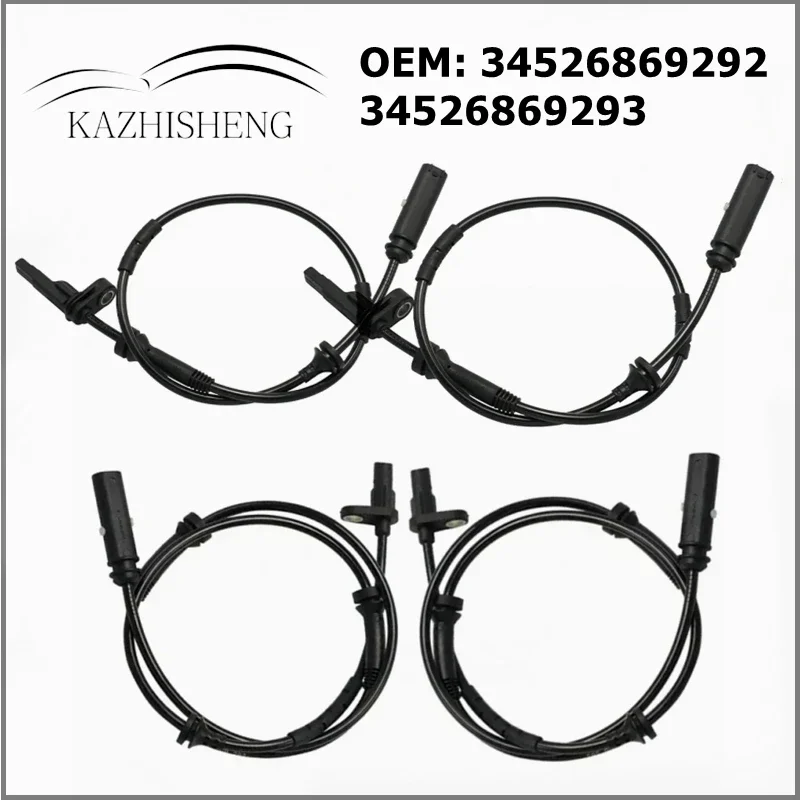 

34526869292 34526869293 4 шт. автомобильный передний задний левый правый ABS Датчик скорости колеса для BMW X3 F25 X4 F26 автозапчасти