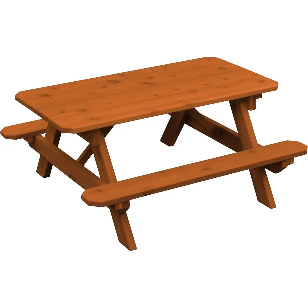 

CeKid's Picnic Table with 2 Benches, CeStain