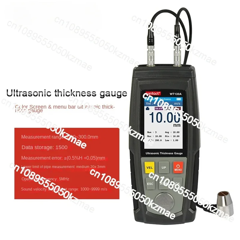 

Gt1130 Huitianyi Wt130a Ultrasonic Thickness Gauge Metal Plastic Ceramic Glass Thickness Measurement