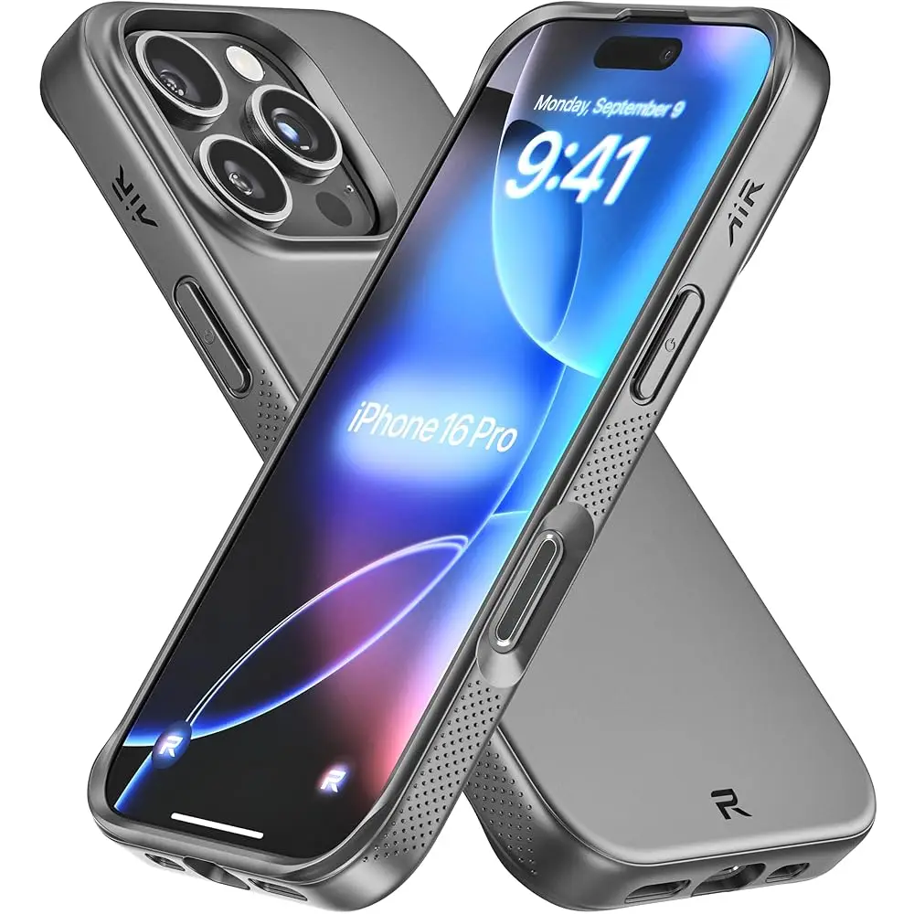 

Case for iPhone 17 Pro Max [Flex Series] Exposed Sides for Comfort, Aramid Fiber, Strong MagSafe Compatible, Shockproof Corn