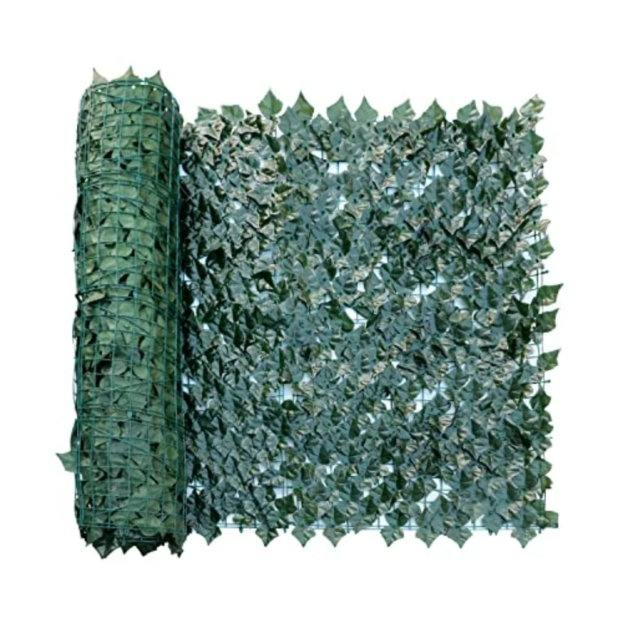 

39"x156" Faux Privacy Fence Screen Artificial Leaves Fence Cover Wall Decoration for Patio Porch Deck Balcony Yard Indoor Outdo