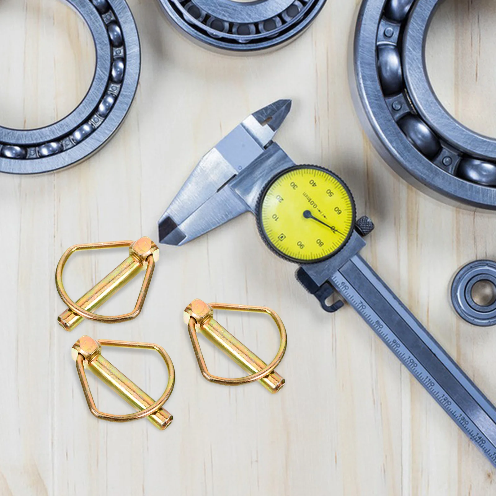 

5pcs Fan-Shaped Linch Pin Heavy Duty Carbon Steel Quick Release Lock For Trucks Tractors Trailers Boats Mowers Shaft