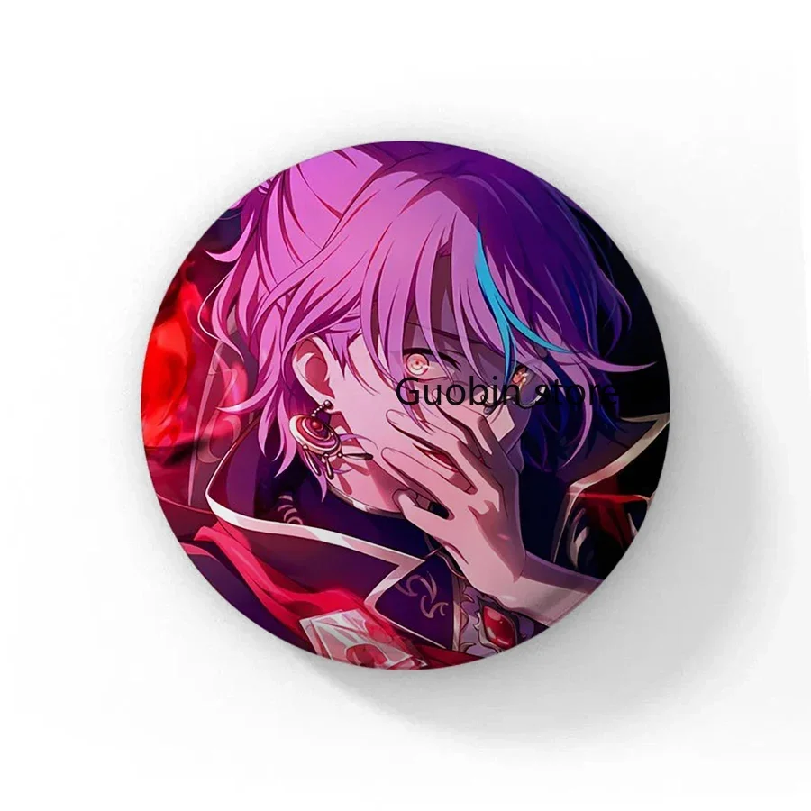 58mm New Project SEKAI Anime Wonderlands×Showtime Kamishiro Rui Metal Badge Brooch Pins