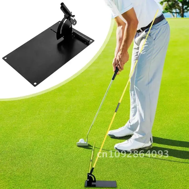 

Golf Alignment Stick Angle Holder Swing Practice Plate Alignment Holder Training Trainer Swing Connector Plane For Stick Aid