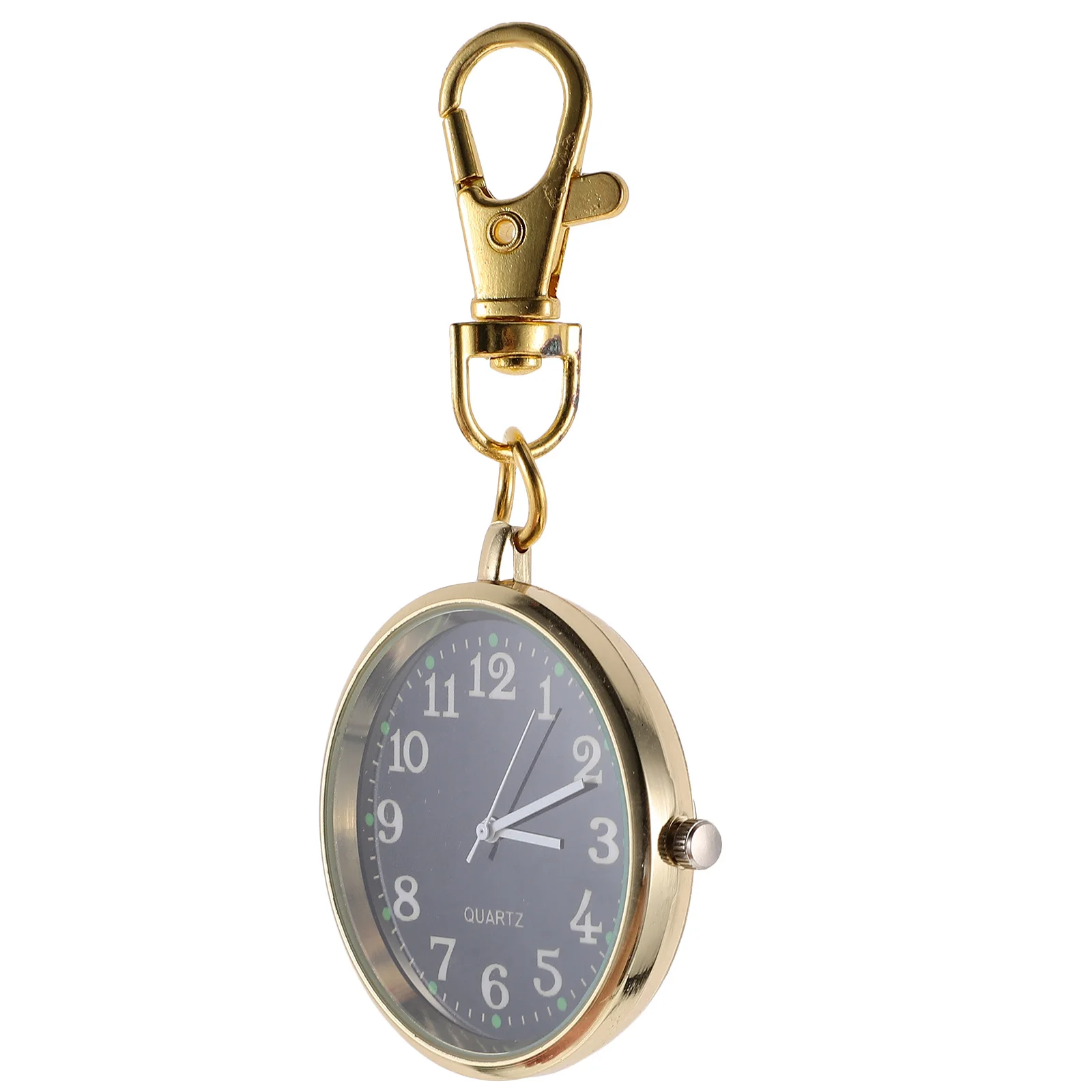 

Luminous Keychain Pocket Watch Big Face Hanging Design for Easy Time Viewing Middle-Aged Elderly Nurse Unisex Hanging
