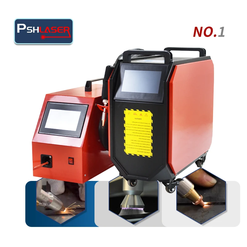 High Power 1000W 4 In 1 Handheld Laser Welding & Cleaning Machine, All-in-One Metal Fabrication Equipment