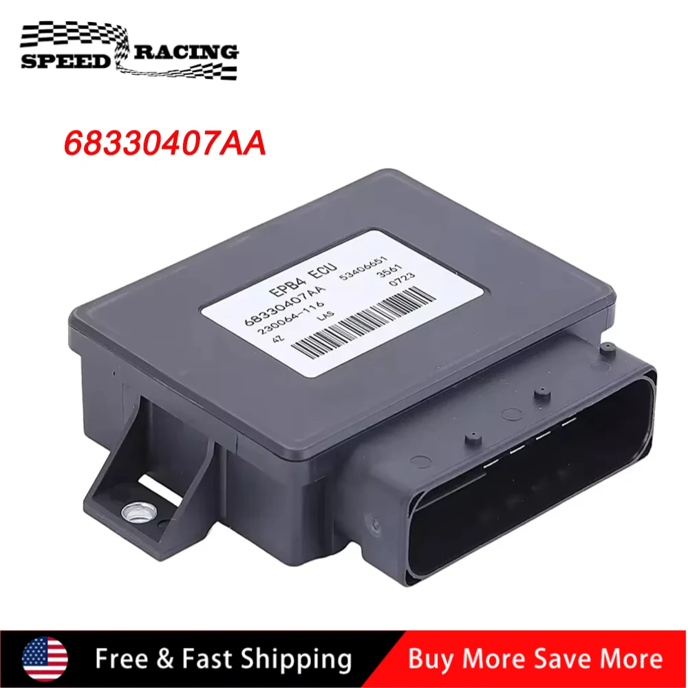 

68148902AC 68330407AA Durable Plastic Parking Brake Control Module For 2014-2018 Jeep Cherokee 2.4L Black SS-1043 New