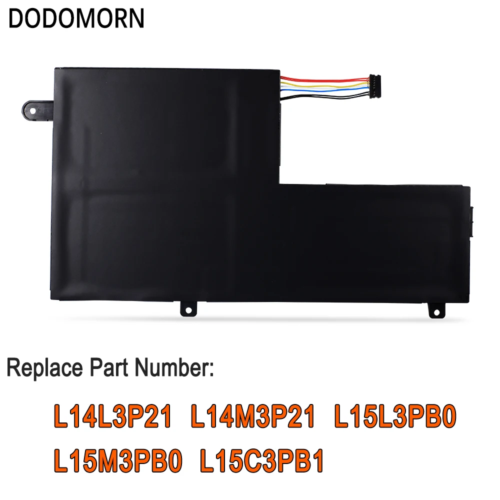 DODOMORN بطارية كمبيوتر محمول لينوفو ، فليكس 3 1470 1480 1570 1580 ، IdeaPad 500S 510S 510S-14ISK Yoga 500 14ISK/14IB ، L14L3P21 ، L14M3P21