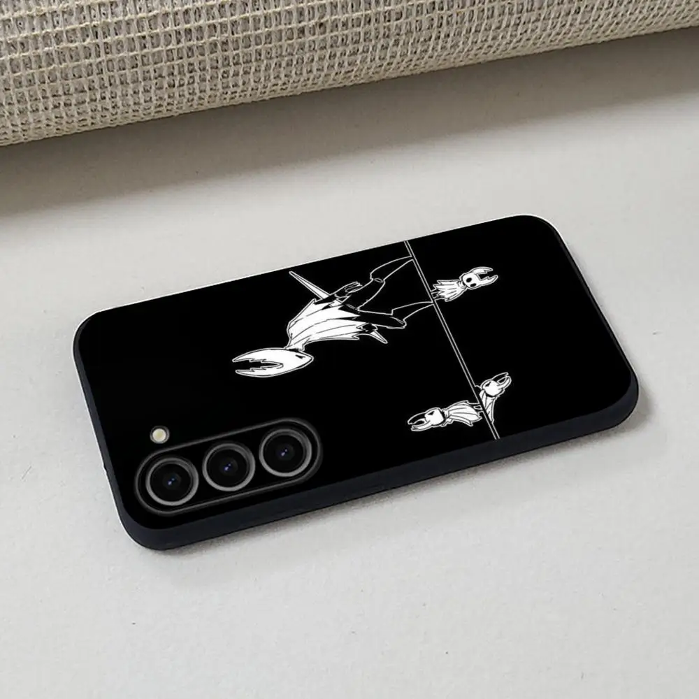 Super fashion Hollow Knights design  Phone Case For Samsung Galaxy S26 S25 S24 S23 S22 S21 Plus Ultra Fold A Soft Black