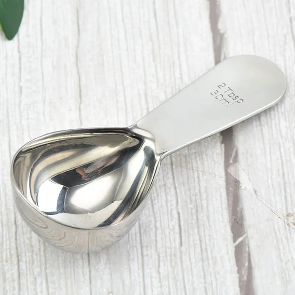 

2Pcs Stainless Steel Measuring Spoons Powder Scoops Flour Cups Accurate Kitchen Measuring Tools for Coffee Milk Powder Sugar