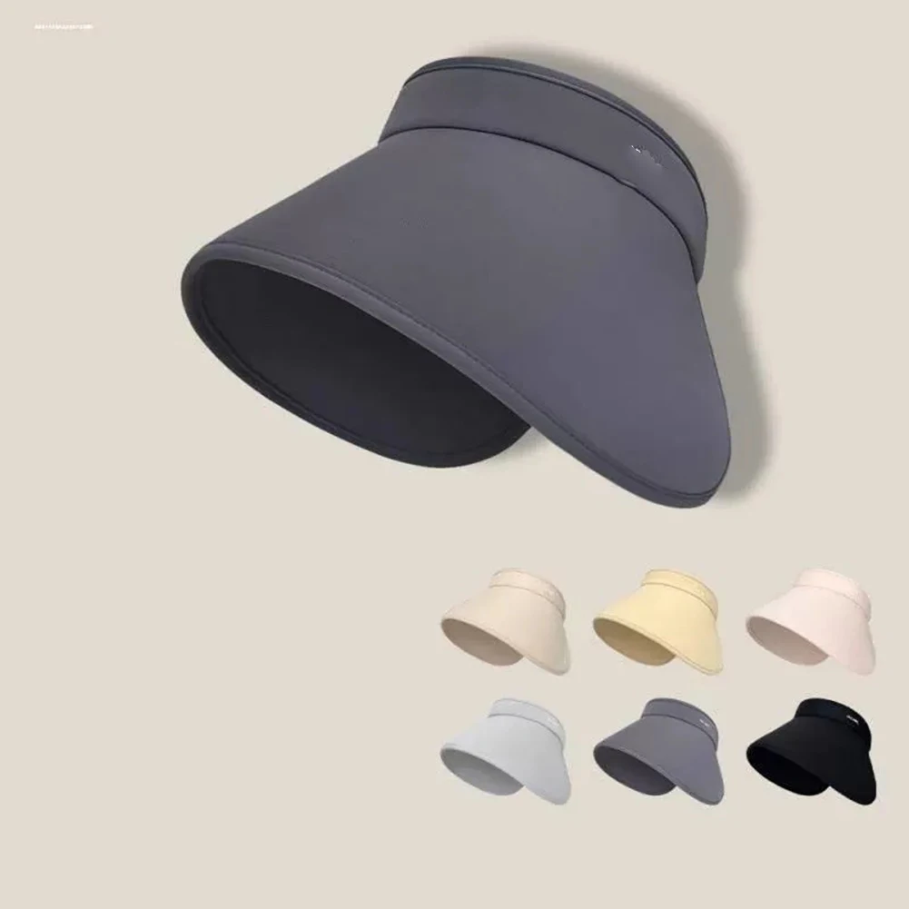 

Женская летняя шляпа от солнца с широкими полями, защита от ультрафиолета, солнечные пляжные панамы, складные шляпы с хвостиком, дорожные панамские кепки