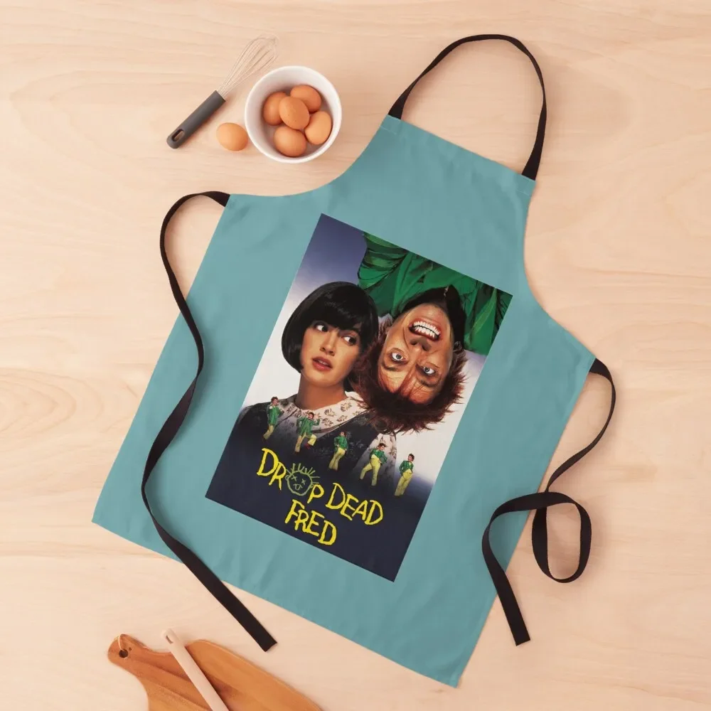 

Drop Dead Fred Apron Professional Barber Korean Chef Uniform Women For Kitchen Apron