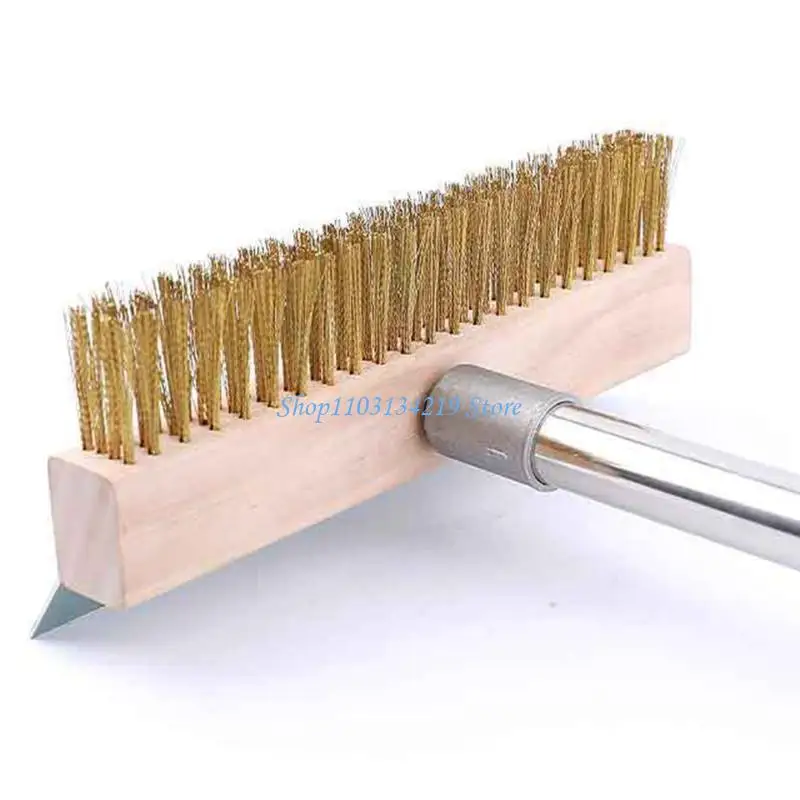 N5KC Long Last Copper Wire Grill Cleaning Brush For All Types Of Ovens Accessory