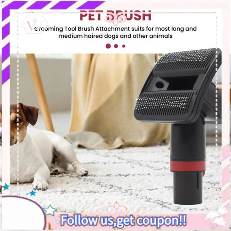 

Durable Dog Pet Groom Brush Tool For Dyson V6 V7 V8 V10 V11 V15 Vacuum Attachments With Converter Hair Remover For Dogs And Cats