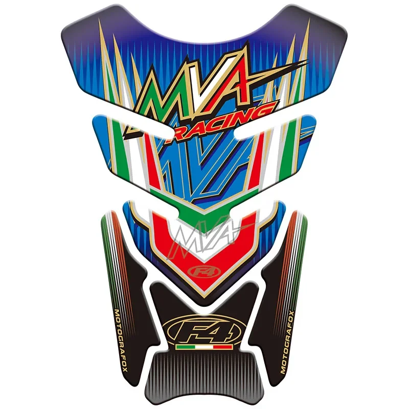 Motorcycle Tank Pad Protector Sticker Fish Bone Sticker For MV Agusta 750 1000 f4 MVA