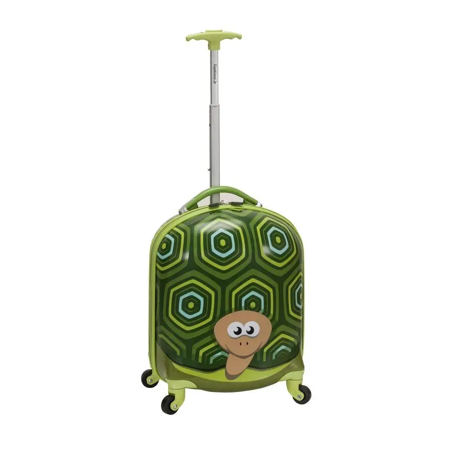 

Kids My First Hardside Spinner Luggage, Turtle, CarryOn 19Inch, Telescoping Handles