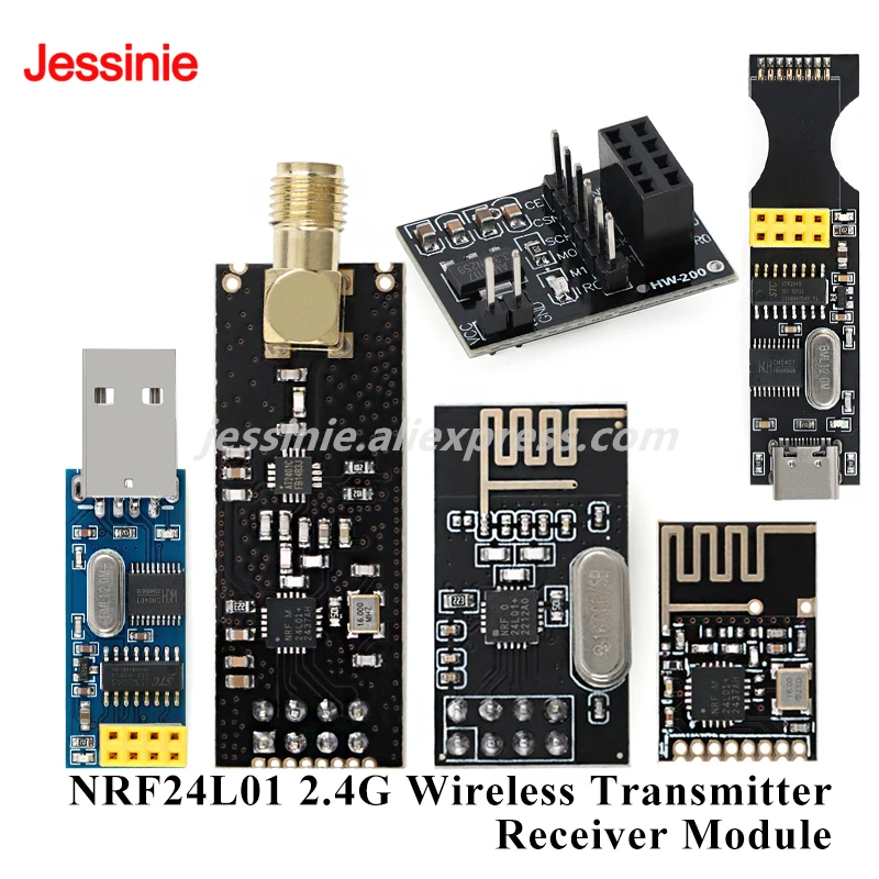 NRF24L01 PA LNA NRF24L01 Mini 2.4GHz RF Wireless Module Power Enhanced Receiver Transceiver Board USB WIFI Serial Port Module