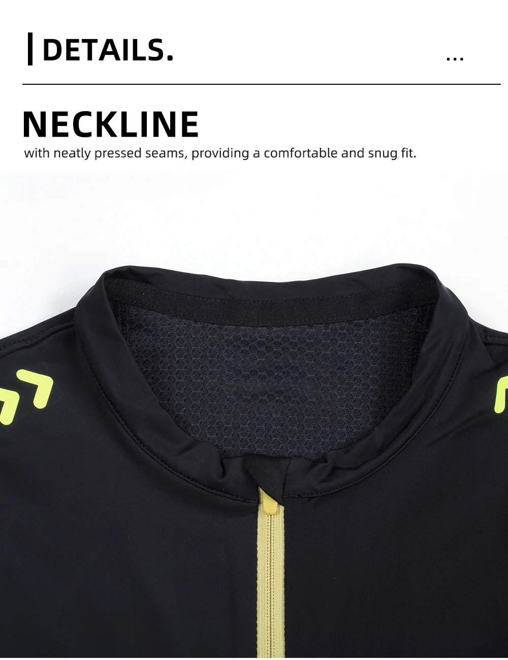 CHEJI Unisex-Radtrikot, Maillot-Fahrradshirt für Herren und Damen – Detail 4