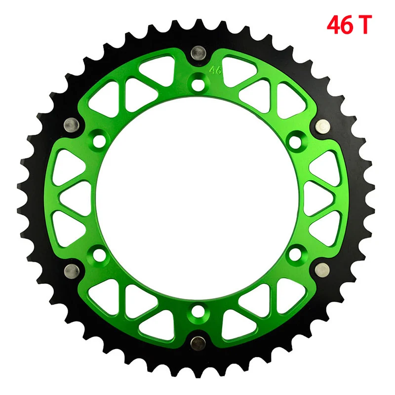 520 45T~52T Motorcycle Rear Sprocket For KAWASAKI KLX450R KLX250 KXF250 KLX250S KLX300R KX250 KX450F KDX200 KX500 KDX250 KX125