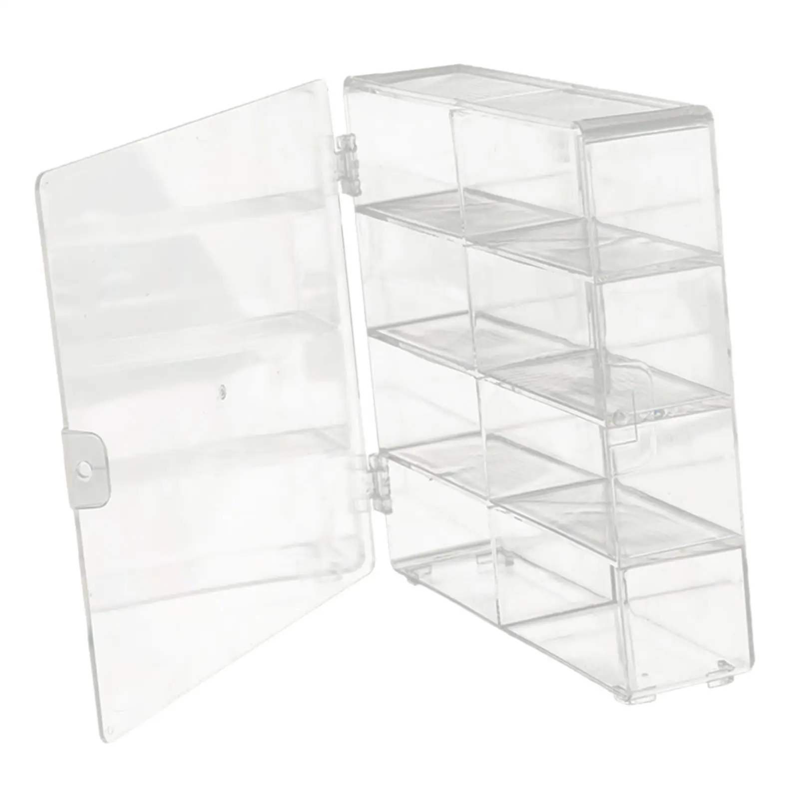 

1/64 Vehicle Model Display Case Garage Display Case Cabinet 8 Grids Dust Cover